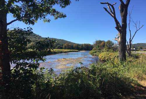 View of the Deerfield River from the Byway in east Charlemont